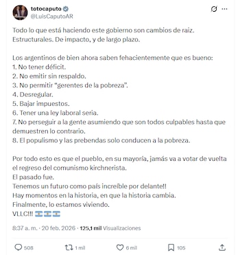 El ministro de Economía, Luis