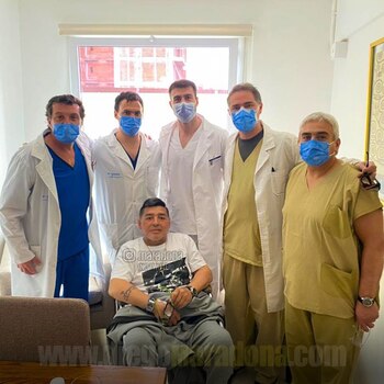 Publicación chequeo Diego Maradona en Instagram