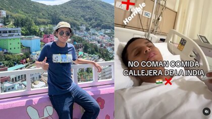 Oscar Curi, el tiktoker peruano que es tendencia por su supuesta muerte luego de comer en las calles de la India