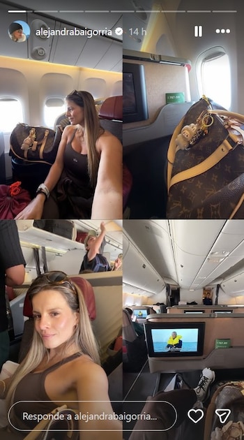 Alejandra Baigorria sorprende con viaje en plena polémica: “Quiere pruebas”. Captura: @alejandrabaigorria.