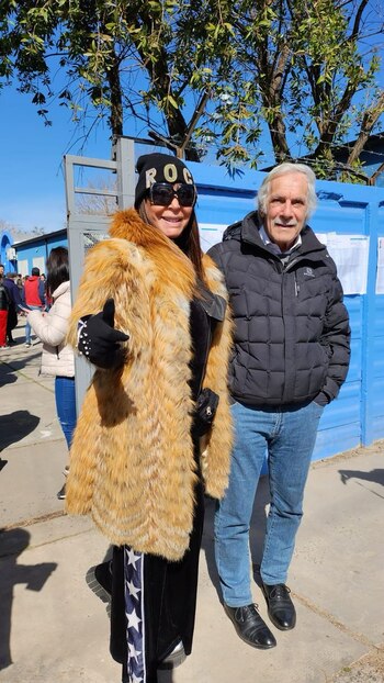 La actriz y conductora asistió