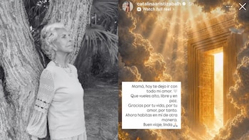 Este fue el mensaje de despedida que le dedicó la actriz Catalina Aristizábal a su madre, la también actriz Yamile Humar - crédito yamilehumar/Instagram - catalinaaristizabalh/Instagram