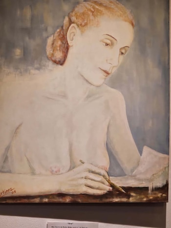 El cuadro de Evita en