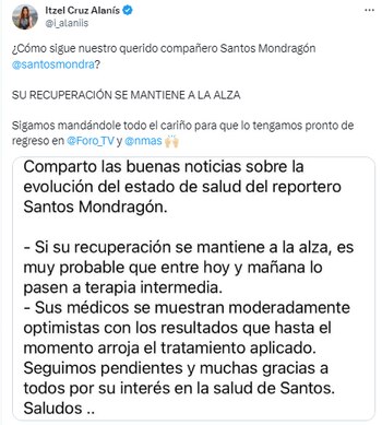 Actualización de la salud de