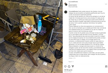 La publicación del restaurante Rincón