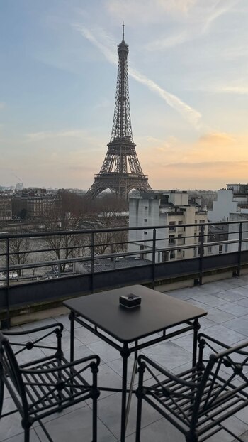 La gran vista del hotel