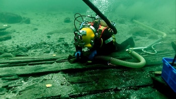 La nave fue construida hacia