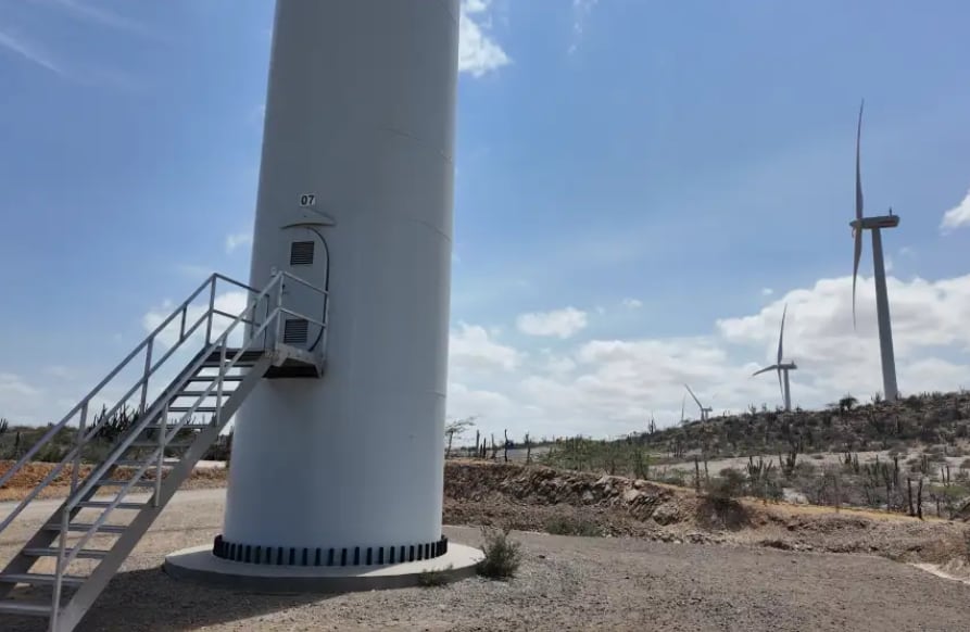En La Guajira proyectan la puesta en marcha de 16 parques eólicos, aunque por ahora solo uno está construido - crédito: Selva