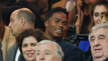 Endrick llega al Santiago Bernabéu para ver el Real Madrid-Villarreal