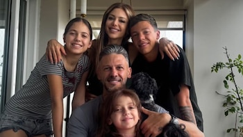 Evangelina Anderson y Martín Demichelis