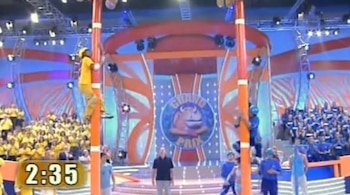 Prueba de la cucaña del Grand Prix. (RTVE)