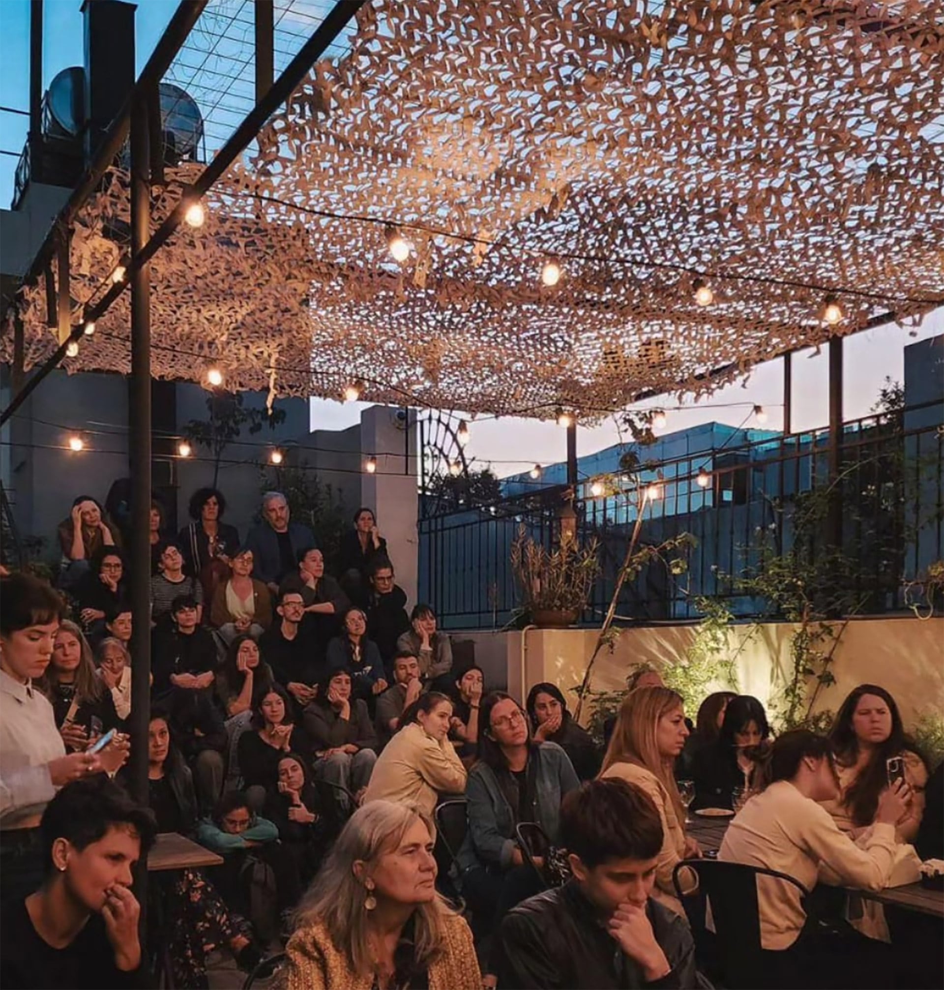 En la terraza de Eterna Cadencia. (Fundación Filba y Eterna Cadencia)