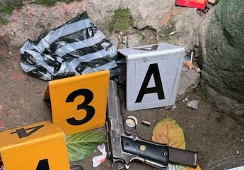La Policía Nacional de República Dominicana abatió a dos presuntos delincuentes peligrosos en operativos registrados en Santo Domingo Este y San Cristóbal. (Foto cortesía Policía Nacional República Dominicana)