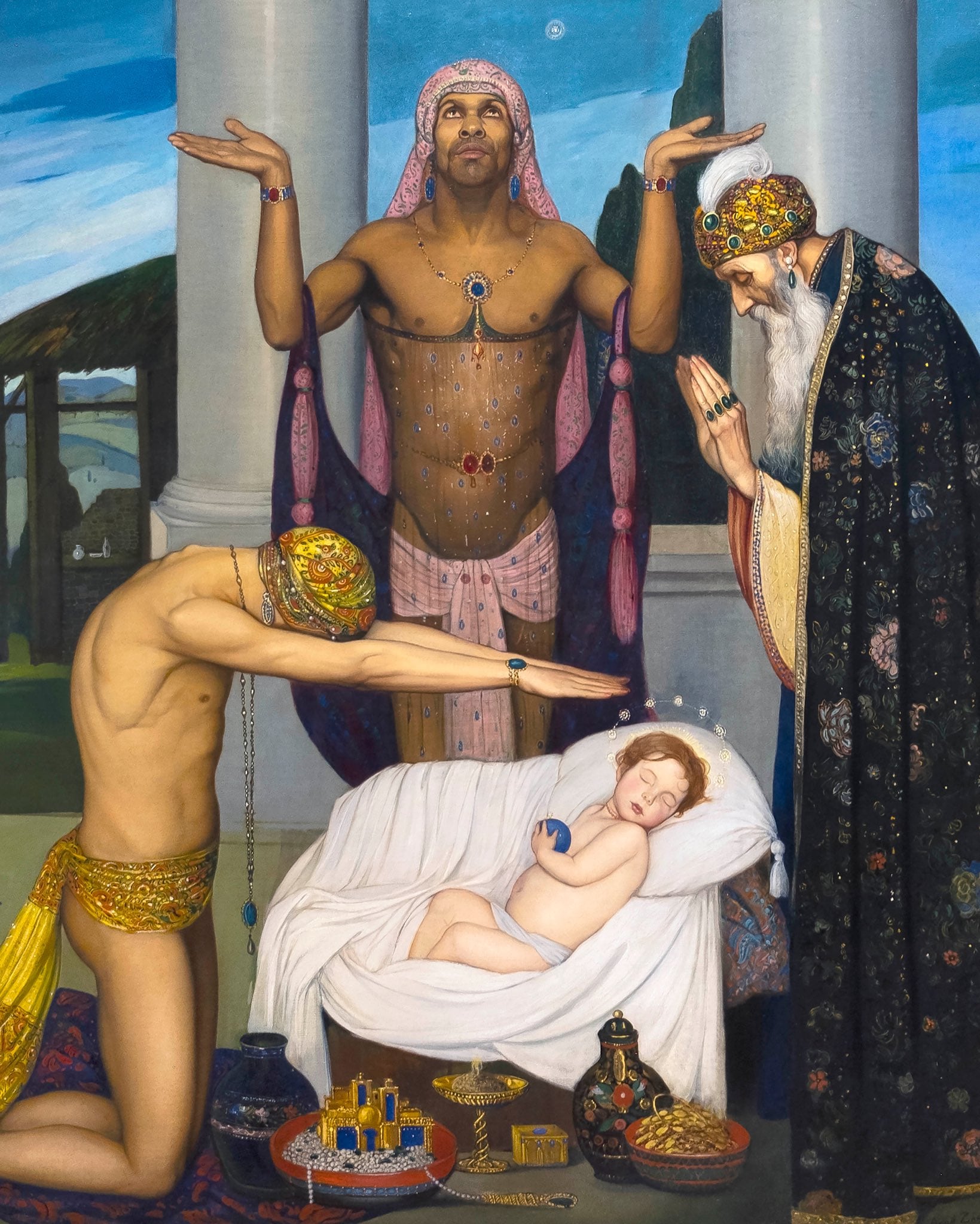 La obra de Zárraga combinó la aspiración a la perfección formal con inquietudes sobre la condición humana y la dimensión religiosa. (MUNAL)