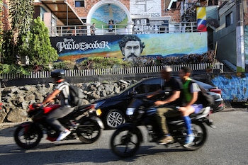 El europeo destacó la presencia del barrio Medellín sin tugurios, que de manera popular es llamado Pablo Escobar - crédito Reuters