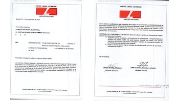 Comunicado oficial del Partido Liberal