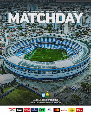 Bucaramanga visitará a Racing en