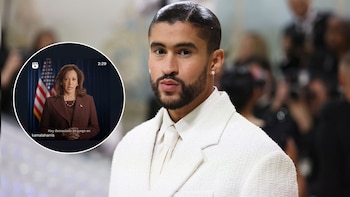 Bad Bunny apoya a Kamala