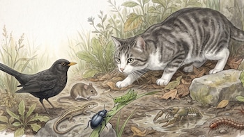 Un estudio revela el impacto de los gatos domésticos sobre miles de especies animales
