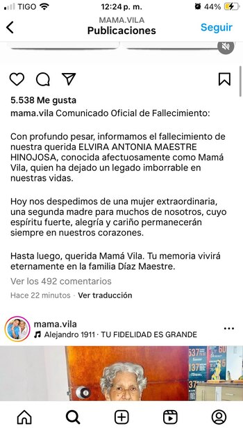 A penas una hora antes