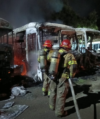 La emergencia en el occidente del país no dejó personas fallecidas ni lesionadas según el informe oficial. (Foto cortesía Bomberos El Salvador)