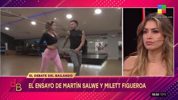 Milett Figueroa se presentó en