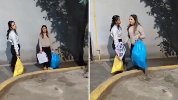 ¡Con caja de pizza! Así