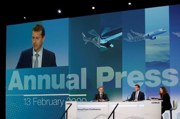 Airbus CEO Guillaume Faury, Julie