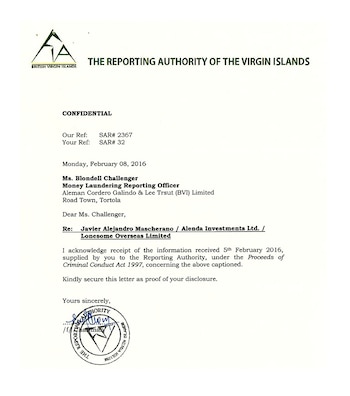 El Reporte de Operación Sospechosa