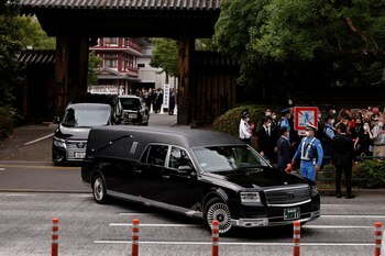 el funeral de Shinzo Abe