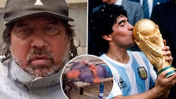 Encontraron al “mejor amigo” de Maradona en el Napoli en estado crítico sobre el banco de una plaza: “Estuvo a punto de morir”