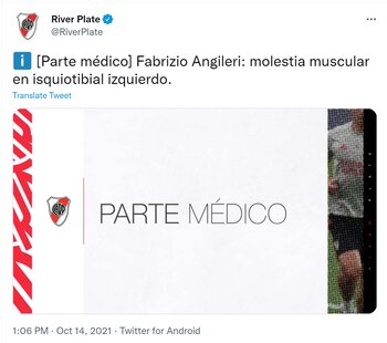 El parte médico del mendocino