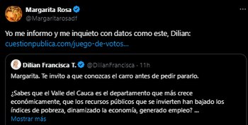 Margarita Rosa de Francisco tuvo