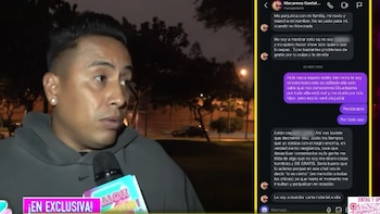 El futbolista expuso supuestos chats y sostuvo que el último contacto fue en 2024, cuando ella le reclamó por aparecer en una lista vinculada a él. Amor y Fuego.