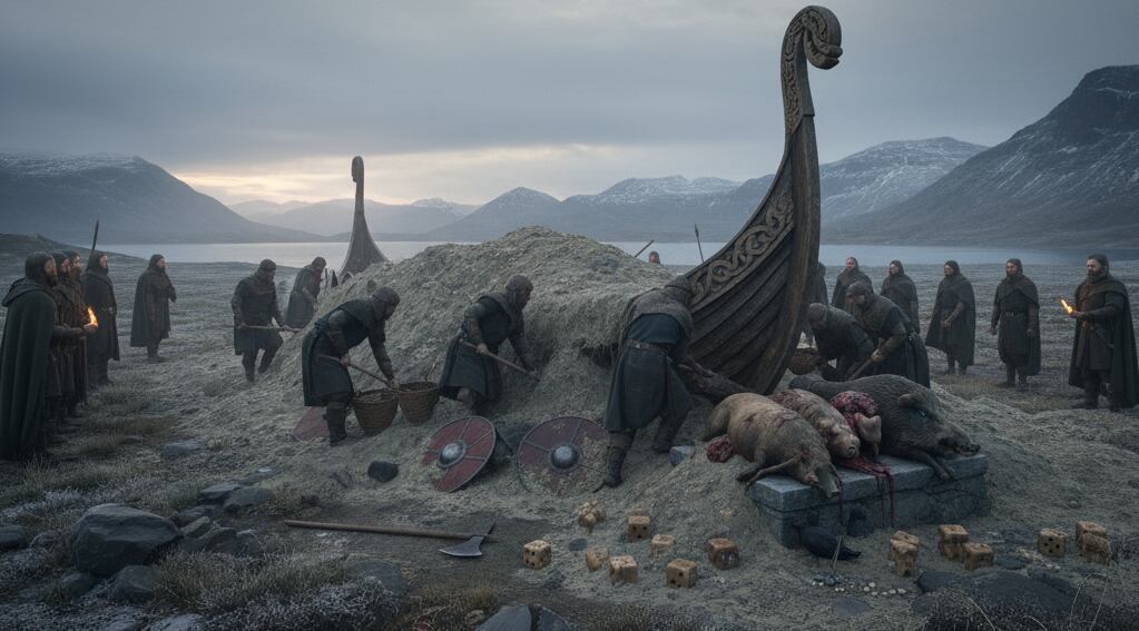 El misterio detrás de los funerales vikingos: una celebración única de la vida y la muerte