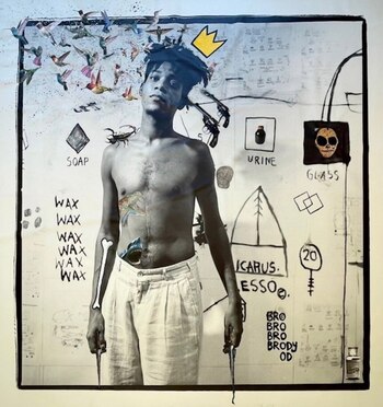 Adrien Brody muestra de arte