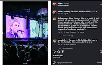 Melisa Lim asistió a uno de los conciertos de Oasis luego de más de 30 años. (Instagram/Melisa Lim)