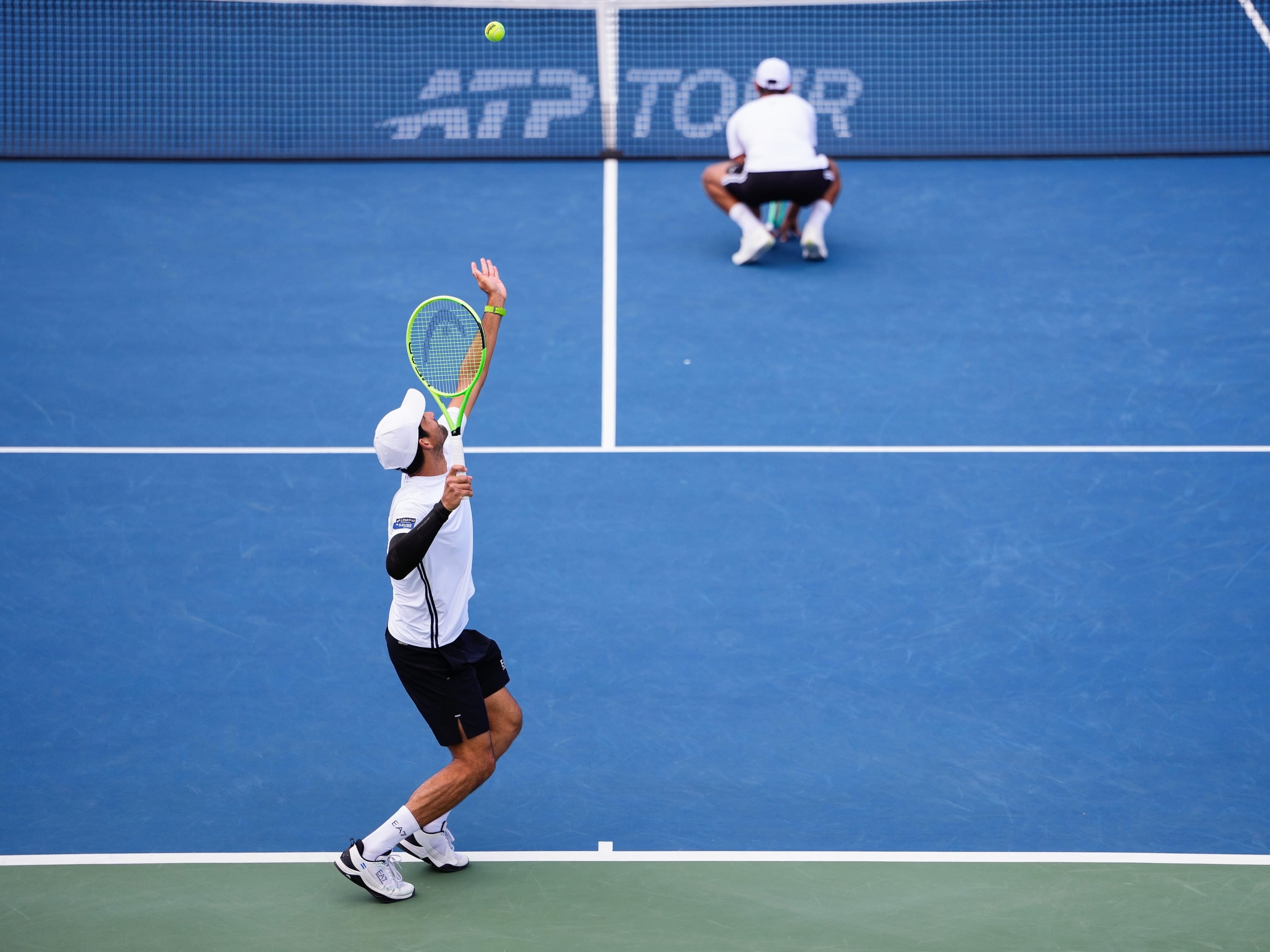 Arévalo y Pavic sumaron 61 puntos contra 50 de sus rivales y convirtieron dos de seis oportunidades de quiebre en el Masters 1000 de Montreal. (Imagen retomada de las redes sociales de Marcelo Arévalo)