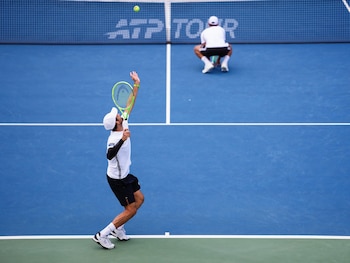 Arévalo y Pavic sumaron 61 puntos contra 50 de sus rivales y convirtieron dos de seis oportunidades de quiebre en el Masters 1000 de Montreal. (Imagen retomada de las redes sociales de Marcelo Arévalo)
