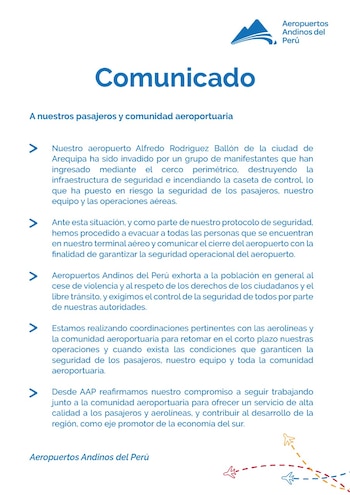 Comunicado