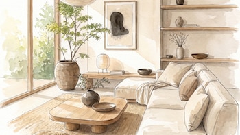 Wabi-sabi y japandi, dos estilos distintos que llevan la calma a la decoración del hogar