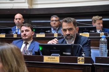 Diputado Juanes Osaba, presidente del bloque La Libertad Avanza en la Cámara baja