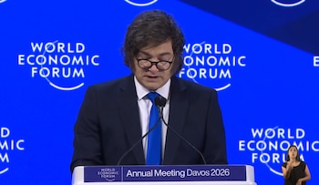 El presidente Javier Milei habló