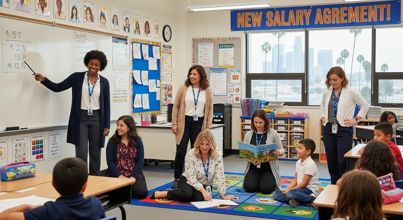 LAUSD Evita Huelga Docente: Acuerdo Salarial Alcanzado