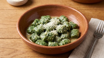 Receta de ñoquis de acelga, rápida y fácil