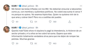 Las palabras de Karina La
