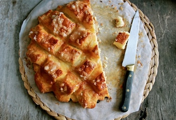 Receta de tarta larpeira