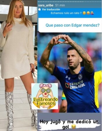 Historias de Instagram de Sara