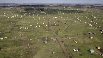 La toma de Los Hornos,