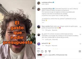 Torres compartió el video el lunes 11 de mayo de 2026 - crédito @sualexdeconfianza/IG